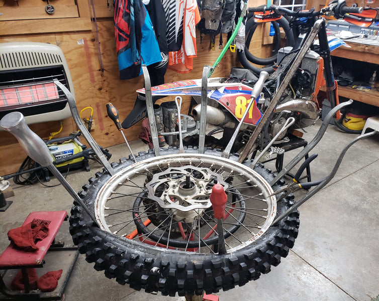 The Tools and Tips to Changing Mousse's on a Dirt Bike Tire